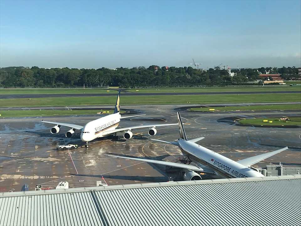 Ausblick Hotel Crowne Plaza Changi Airport