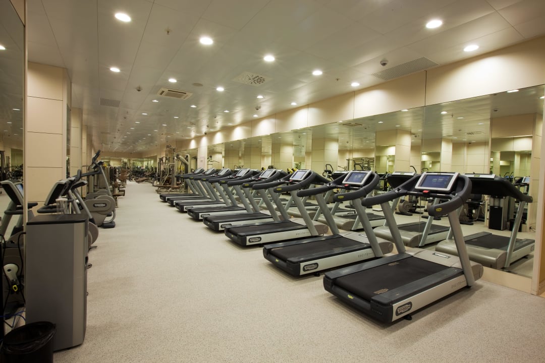Gym at the Royal Wellness Club Radisson Collection Hotel Moscow