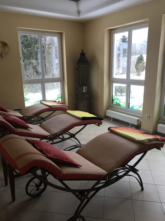 Ruhebereich mit toller Aussicht  Hotel Brunnenhof