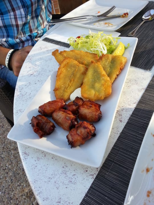 6 Gänge Menü im Restaurant La Finca blau punta reina