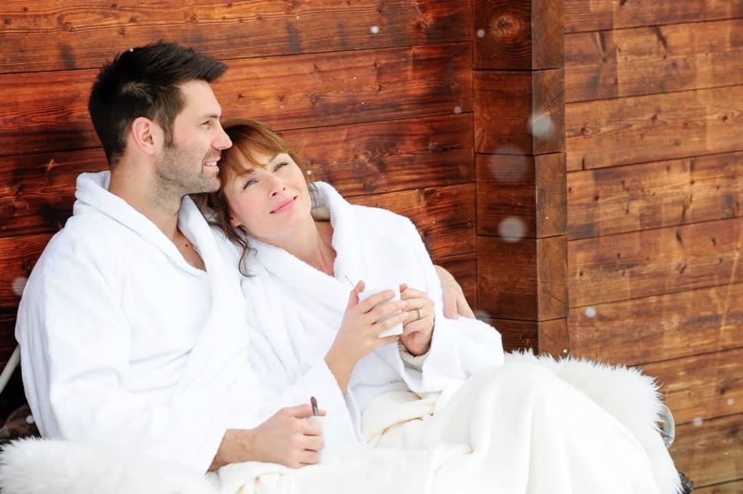 Draussen im Winter Hotel Le Bristol