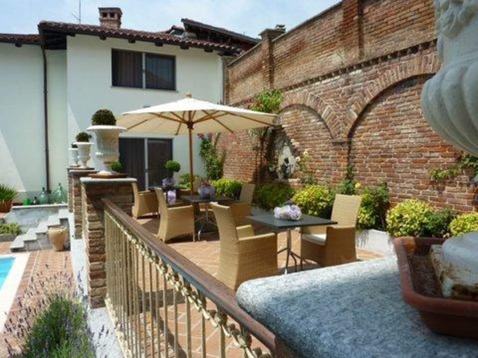 Terrasse Richtung Dependance Casa dei Fiori B&B