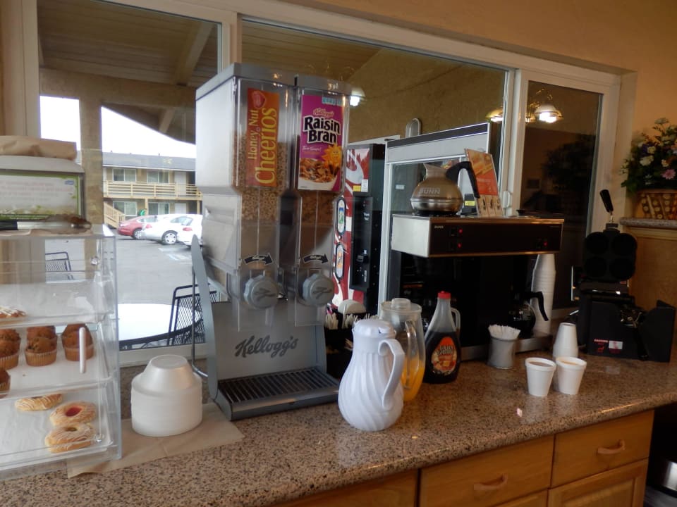 Frühstück Motel Ocean Palms