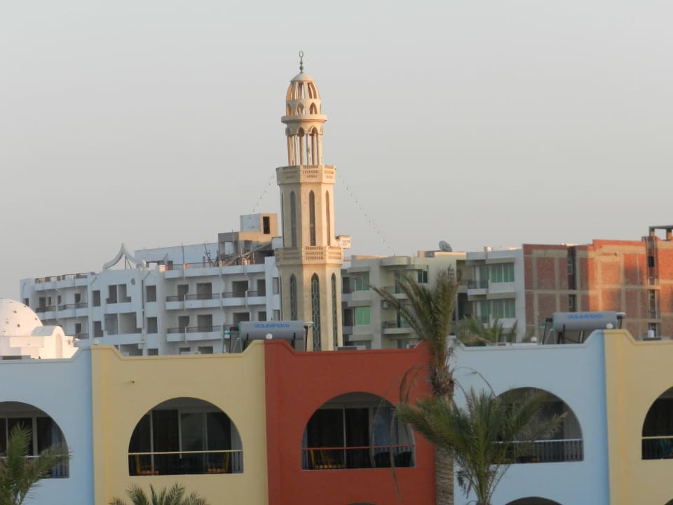Widok z tarasu Arabia Azur Resort
