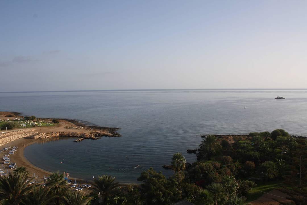 Blick vom Zimmer Crystal Springs Beach Hotel