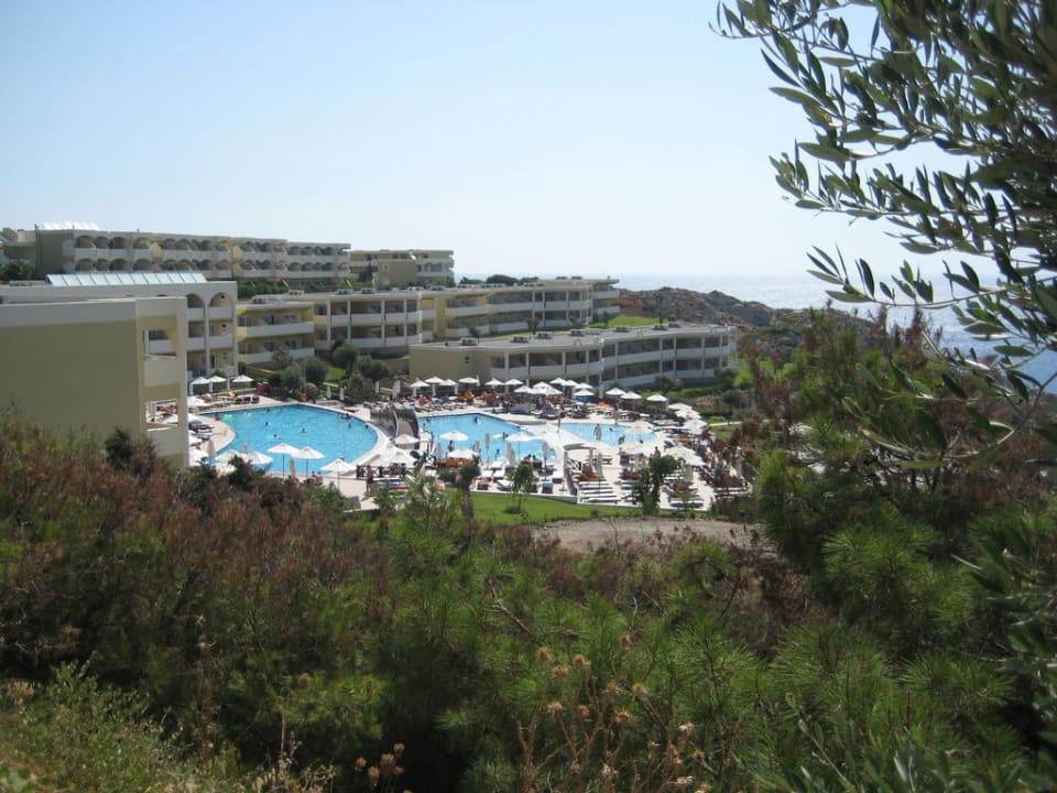 Vom Berg aufgenomen Hotel Kalithea Horizon Royal