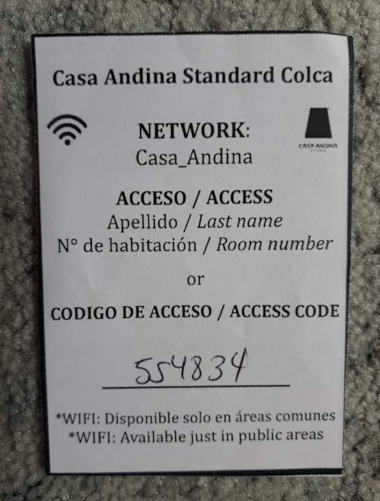 Zimmer Hotel Casa Andina Classic Colca