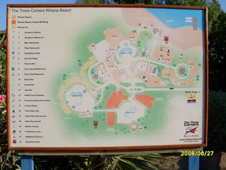 Übersicht Anlage Three Corners Rihana Resort Deluxe