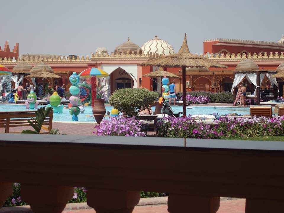 Aussicht vom Zimmer Pickalbatros Alf Leila Wa Leila Resort - Neverland Hurghada