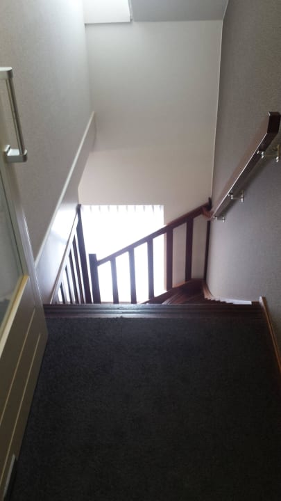 Treppe zu den Zimmern Hotel De Koningshof