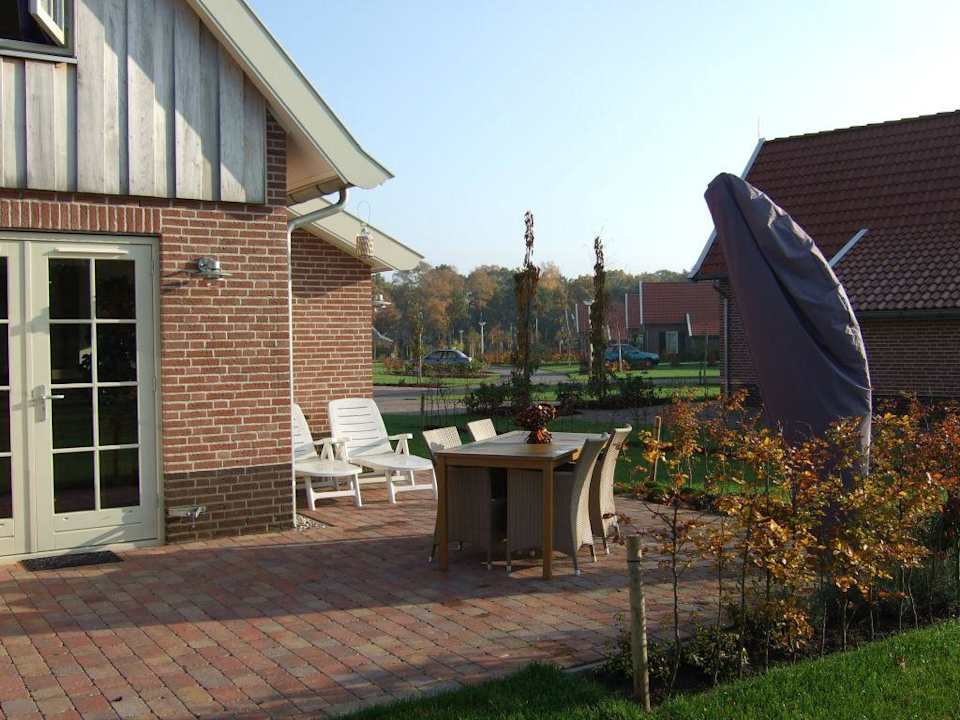 Offene Terrasse Buitengoed Het Lageveld Ferienhäuser/Villas Hoge Hexel