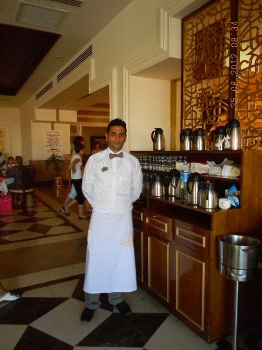 One of the great workers from the restaurant Diamond Excellence Resort & Spa