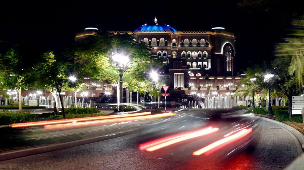 Hoteleingang Emirates Palace Mandarin Oriental