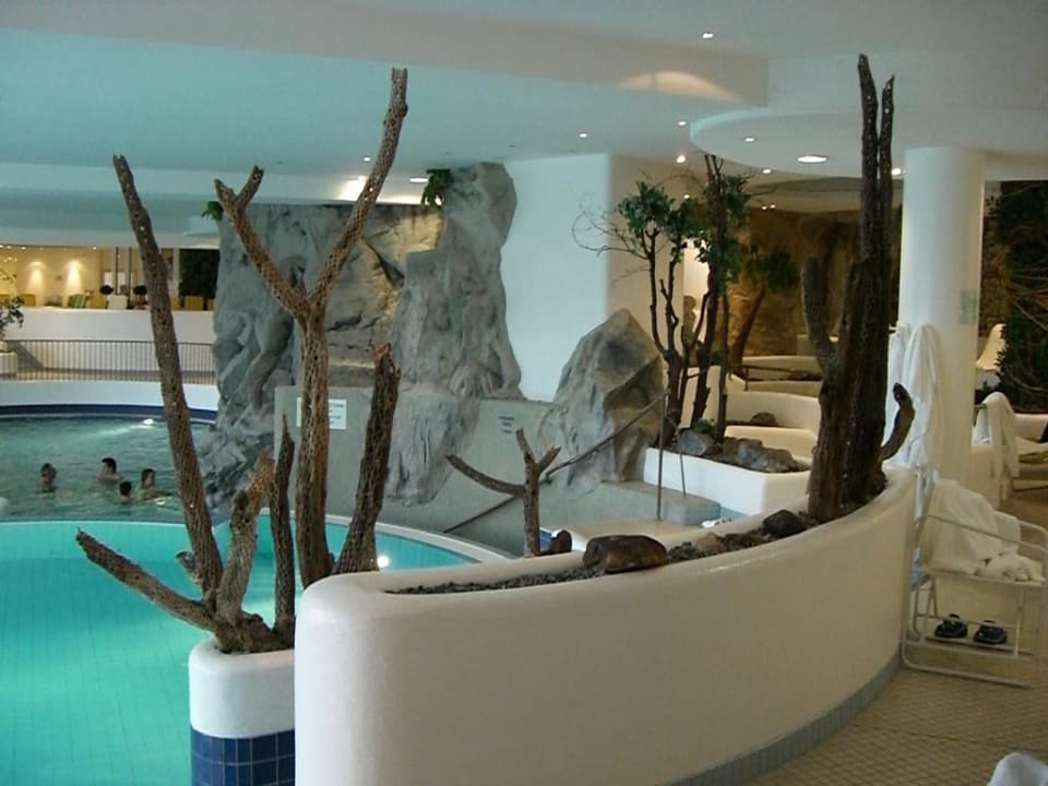 Innenpool von der Bar aus Reiters Finest Family Hotel