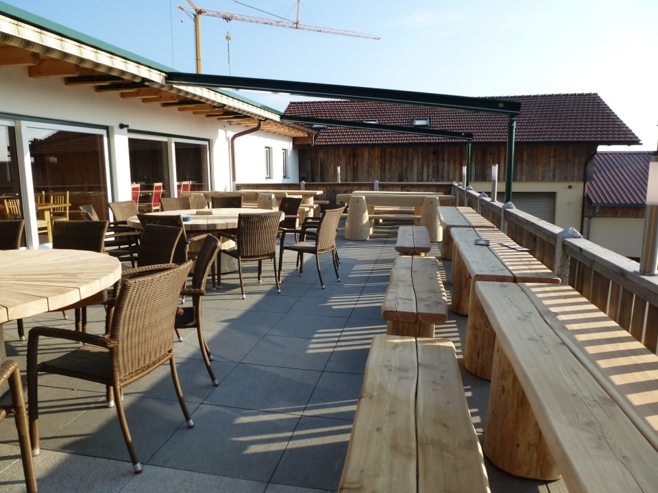 Die neue Terrasse März 2014 1. Bier & Wohlfühlhotel Gut Riedelsbach