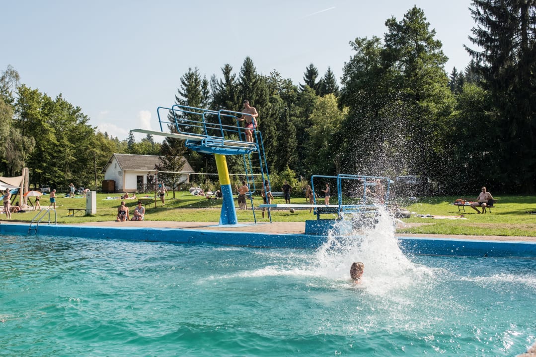 Pool Ferienhaus Lichtung