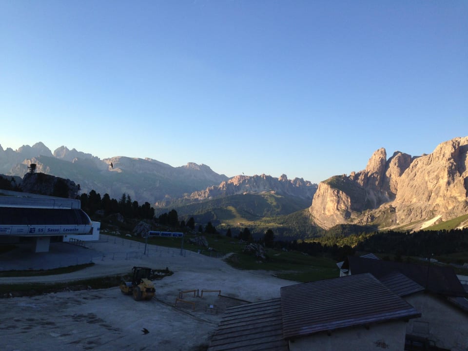 Zimmeraussicht Berggasthof Passo Sella