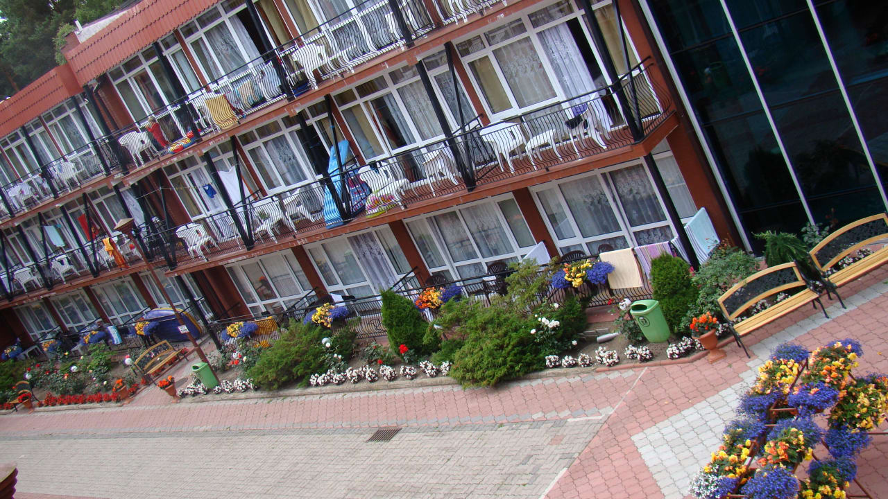 Wewnętrzny dziedziniec Laguna Kompleks Wypoczynkowo Rekreacyjny