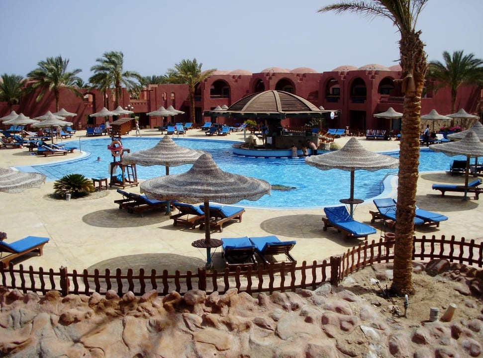 Blick vom Zimmerbalkon Swisstouch Oriental Resort Marsa Alam