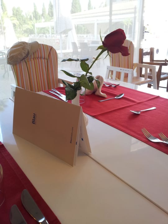 Tischdeko Hipotels Mediterraneo Club