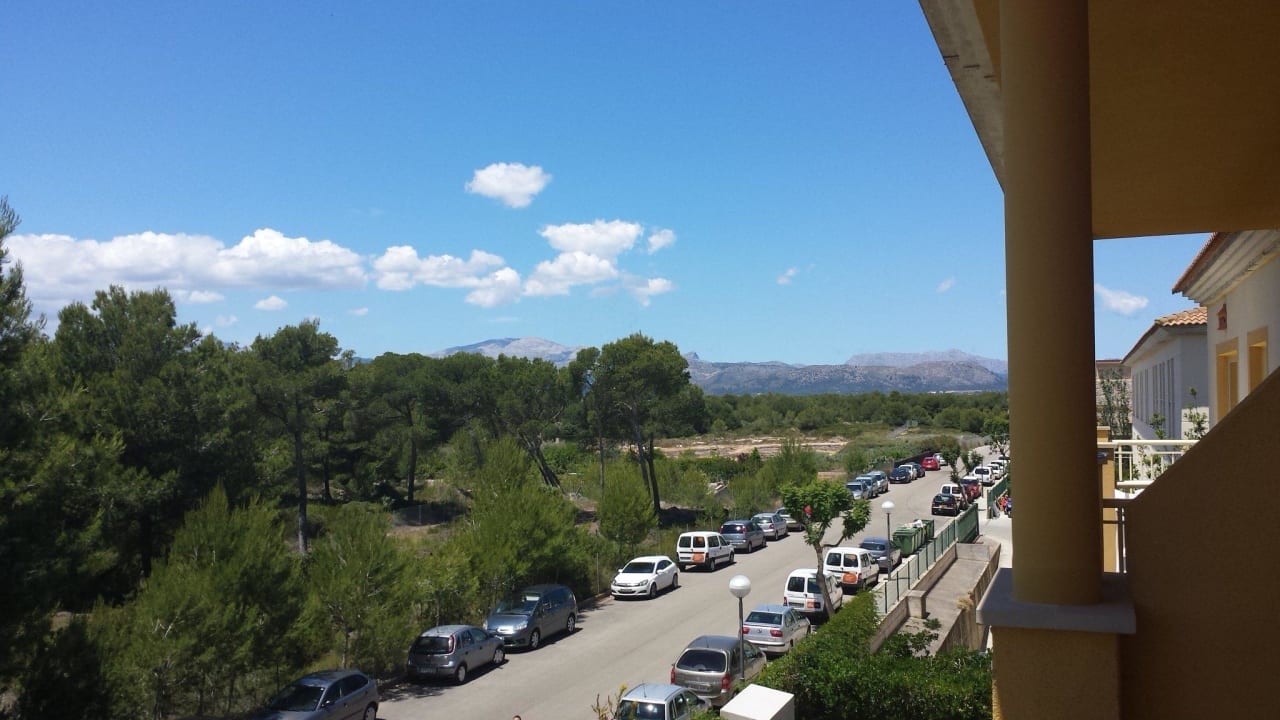 Blick vom Balkon Zimmer 5208 Zafiro Mallorca