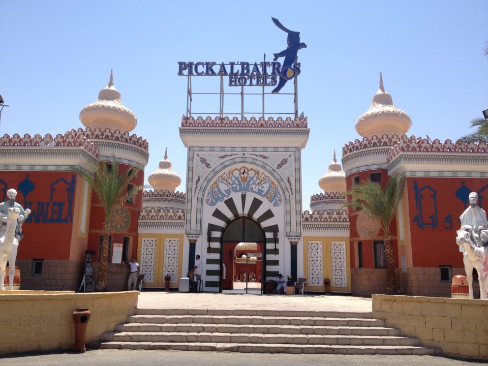 Haupteingang Pickalbatros Alf Leila Wa Leila Resort - Neverland Hurghada