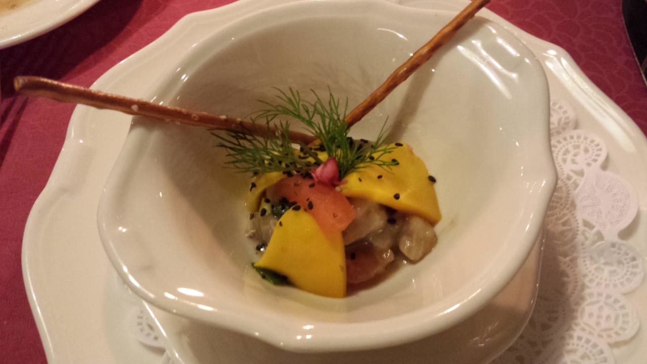 Herzhafter Matjes mit frischem Mango  Hotel Alpenhof