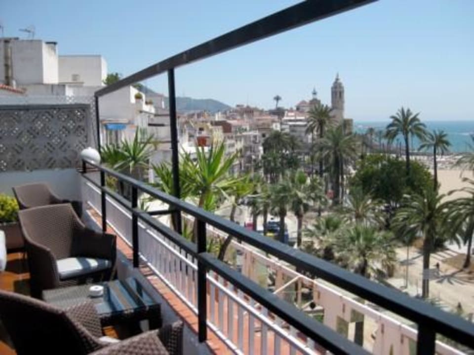 Ausblick von der Dachterrasse Hotel Platjador