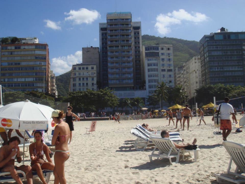 Hotel Pestana von der Copa aufgenommen Pestana Rio Atlantica