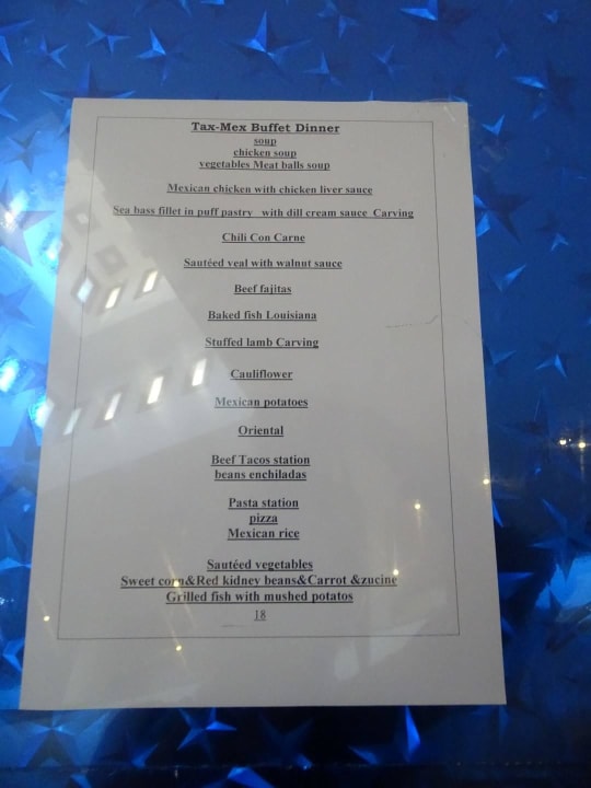 Neuerung: tägliche Speisekarte Fort Arabesque Resort, Spa & Villas