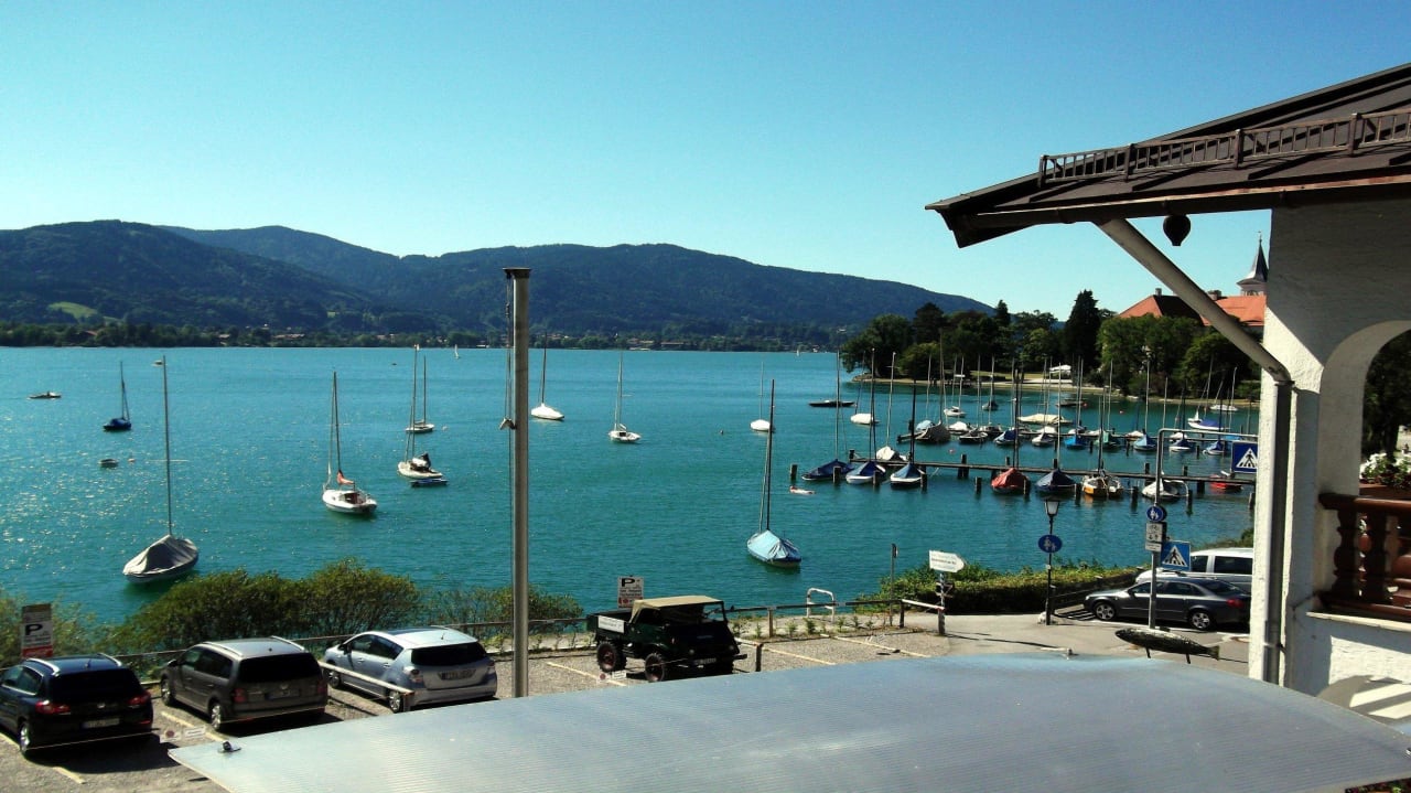 Von der Terrasse aus Hotel Fischerstüberl am See