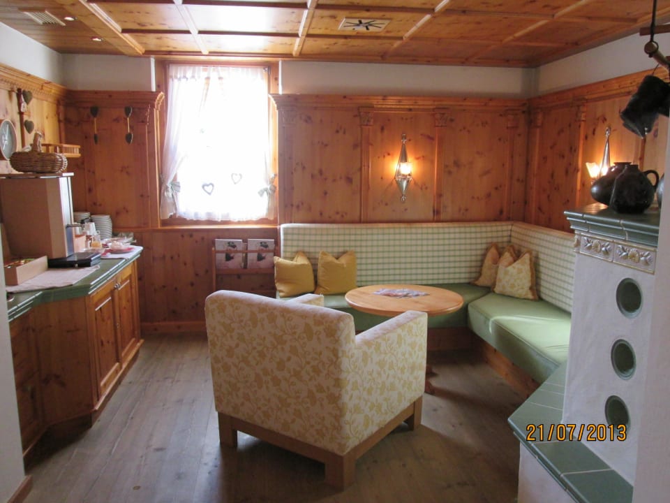 Saunabereich - Tee/Saftbereich Übergossene Alm Resort