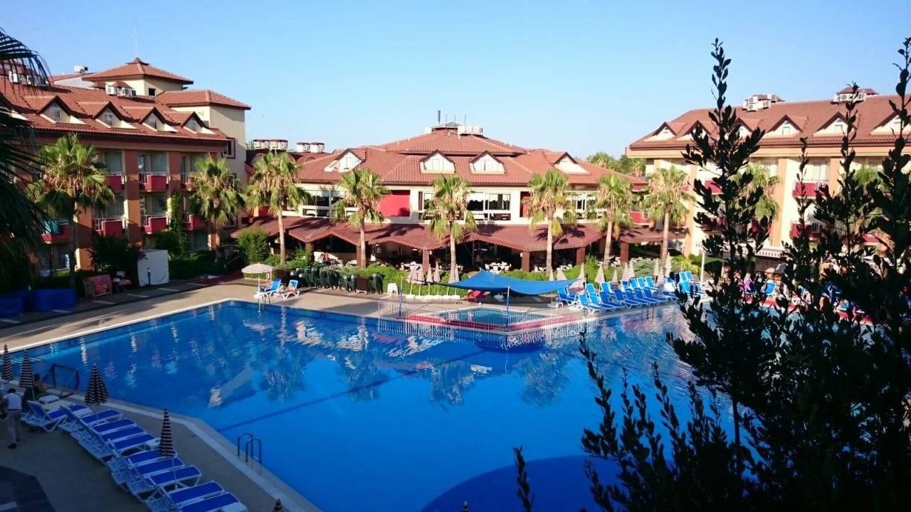 Ausblick von Balkon  Hotel Orfeus Park