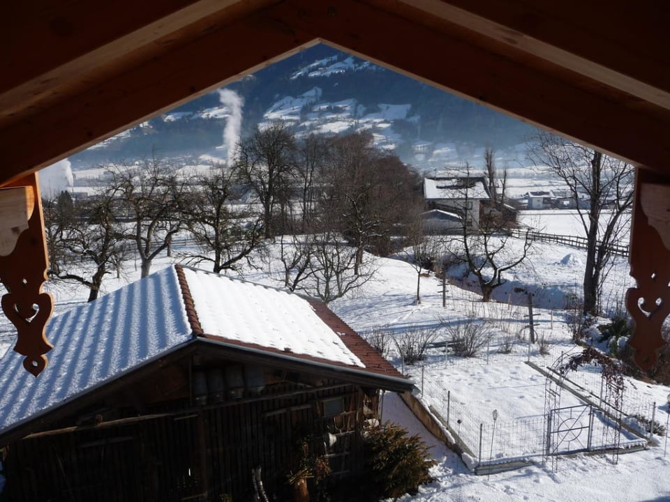Blick Richtung Fügen Chalet Pircher Zuhaus