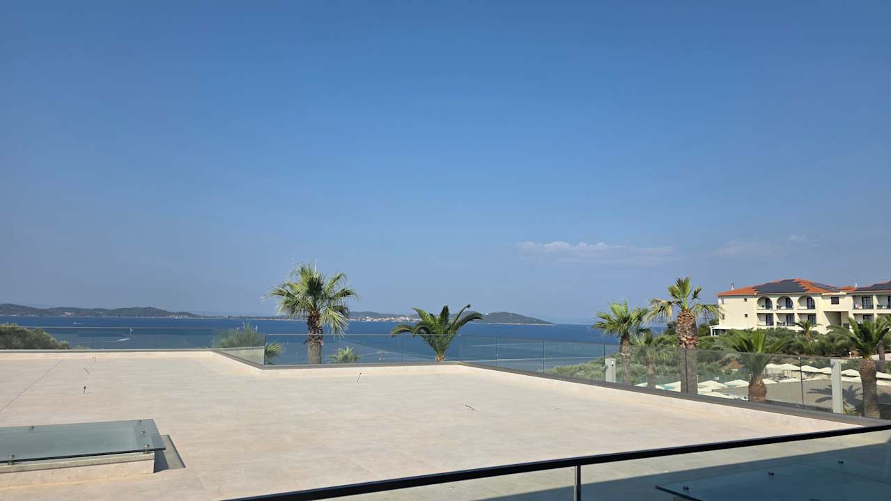Ausblick Akrathos Beach Hotel