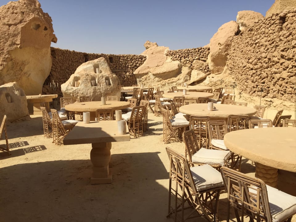 Restaurant vom Vorabend Adrere Amellal Eco Lodge