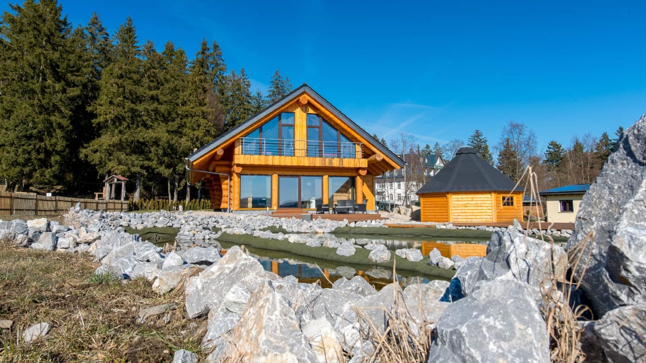 Chalet"Wiese" Naturstammhaus und Appartements Zum Brockenbaecker