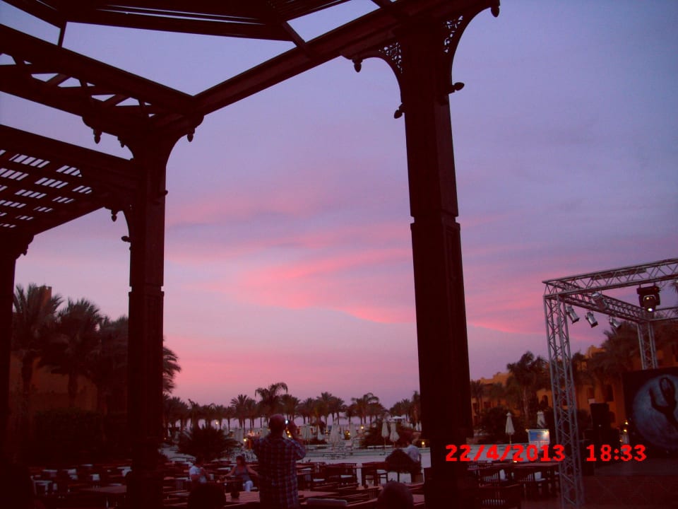 Blick am Abend von der Bar Stella Beach Resort & Spa Makadi Bay