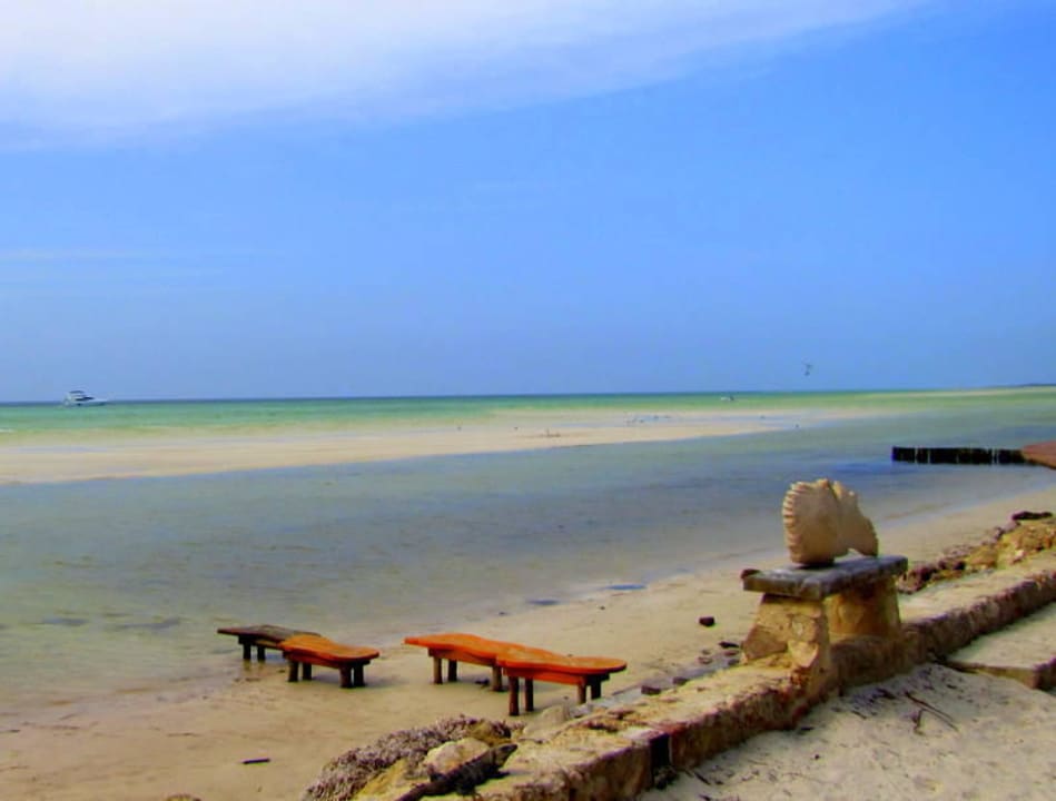 Das Meer steigt und geht zurück  Hotel Villas Flamingos