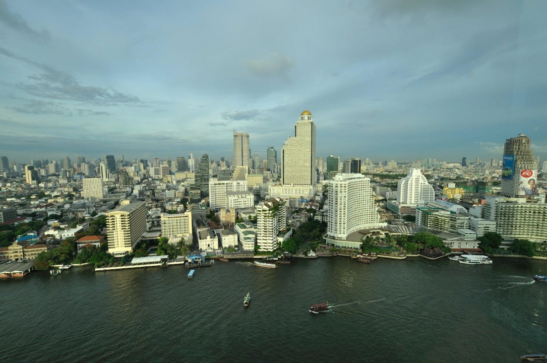 Ausblick bom Zimmer Hotel The Peninsula Bangkok