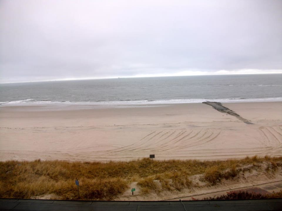 Ausblick aus Zimmerfenster Strandhotel Gerken