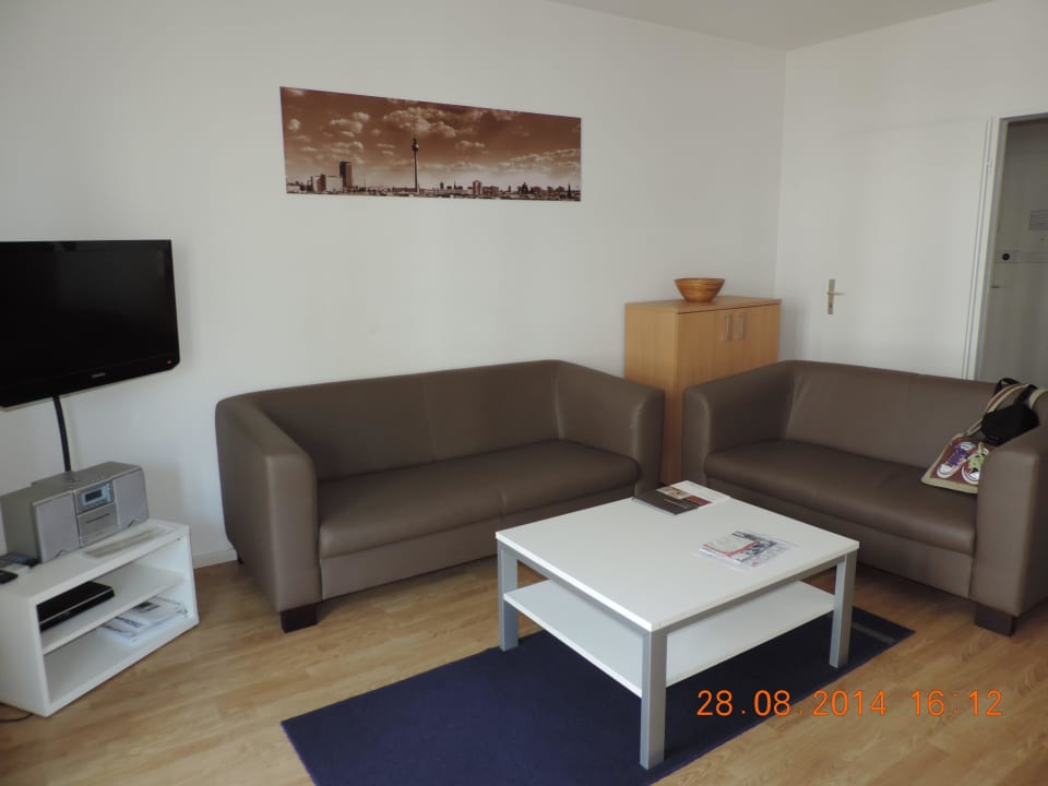 Wohnzimmer Apartments am Brandenburger Tor