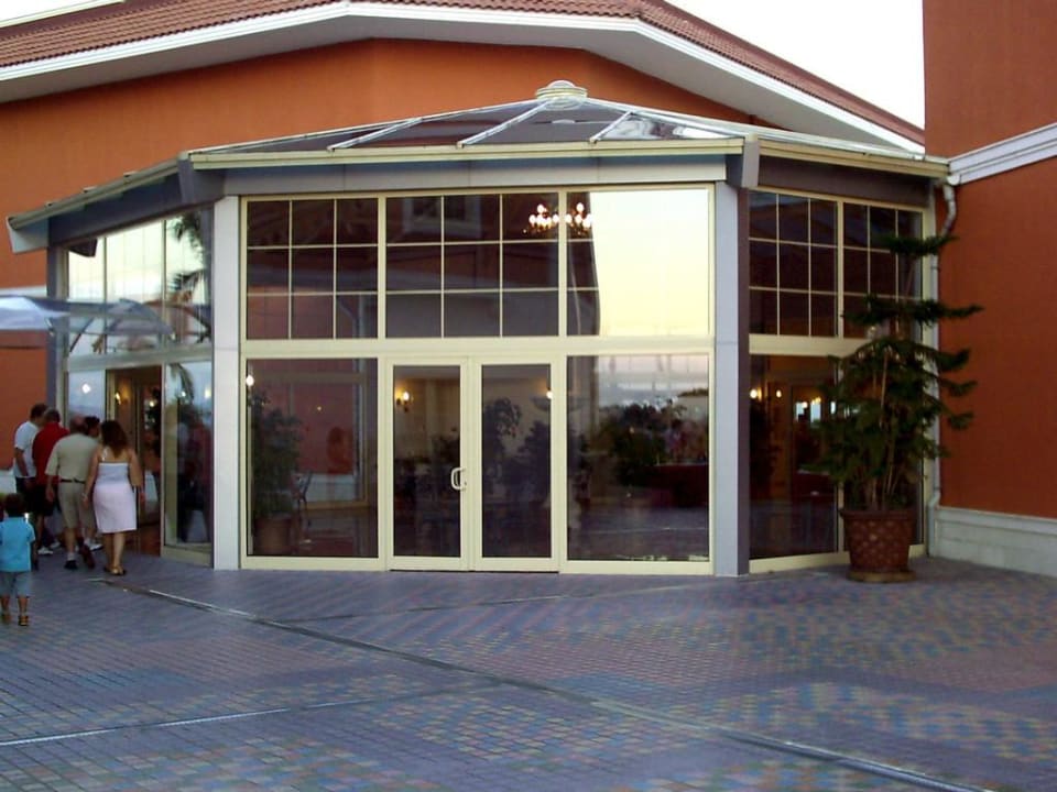 Eingang zum Hauptspeisesaal Crystal Paraiso Aqua Collection