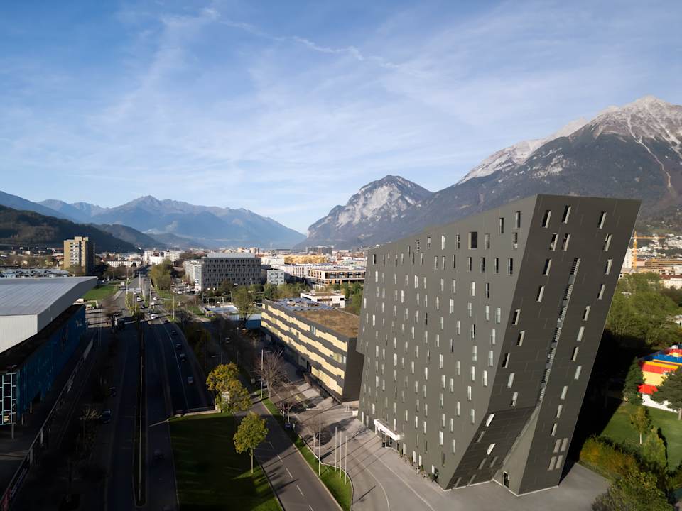 Außenansicht Hilton Garden Inn Innsbruck Tivoli