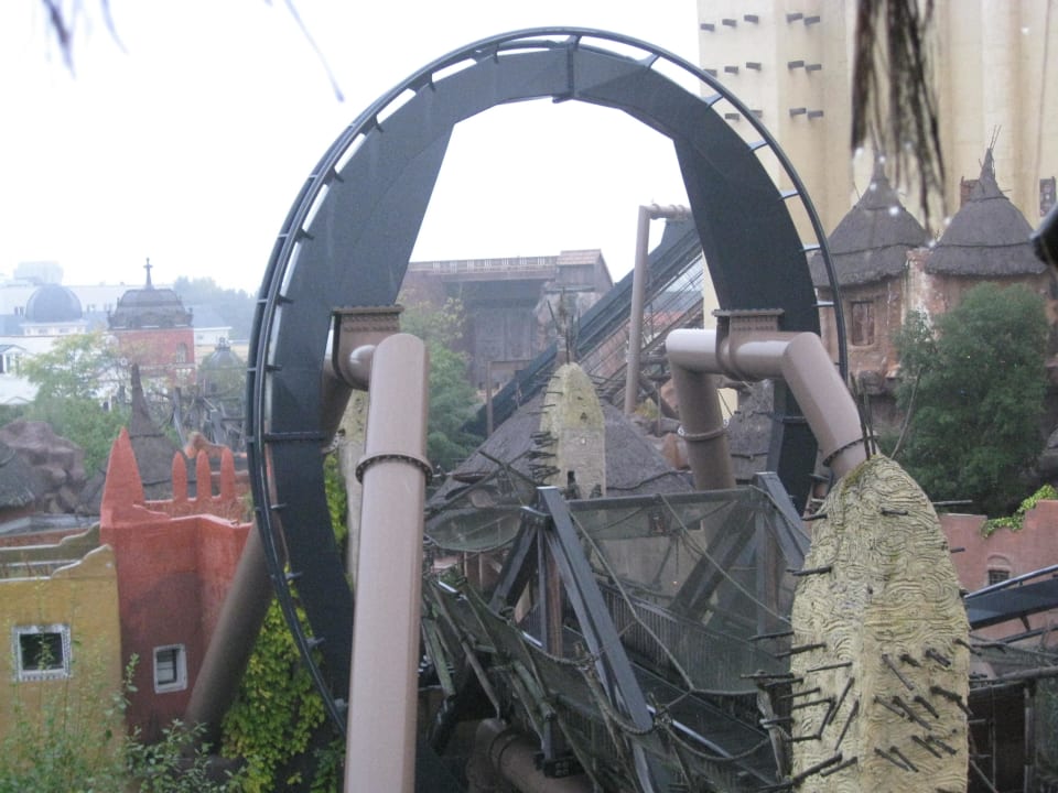 Blick von unseren Balkon zum Park Hotel Matamba - Phantasialand Erlebnishotel