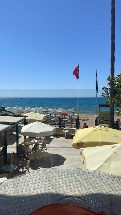 Ausblick Aska Hotel Just in Beach