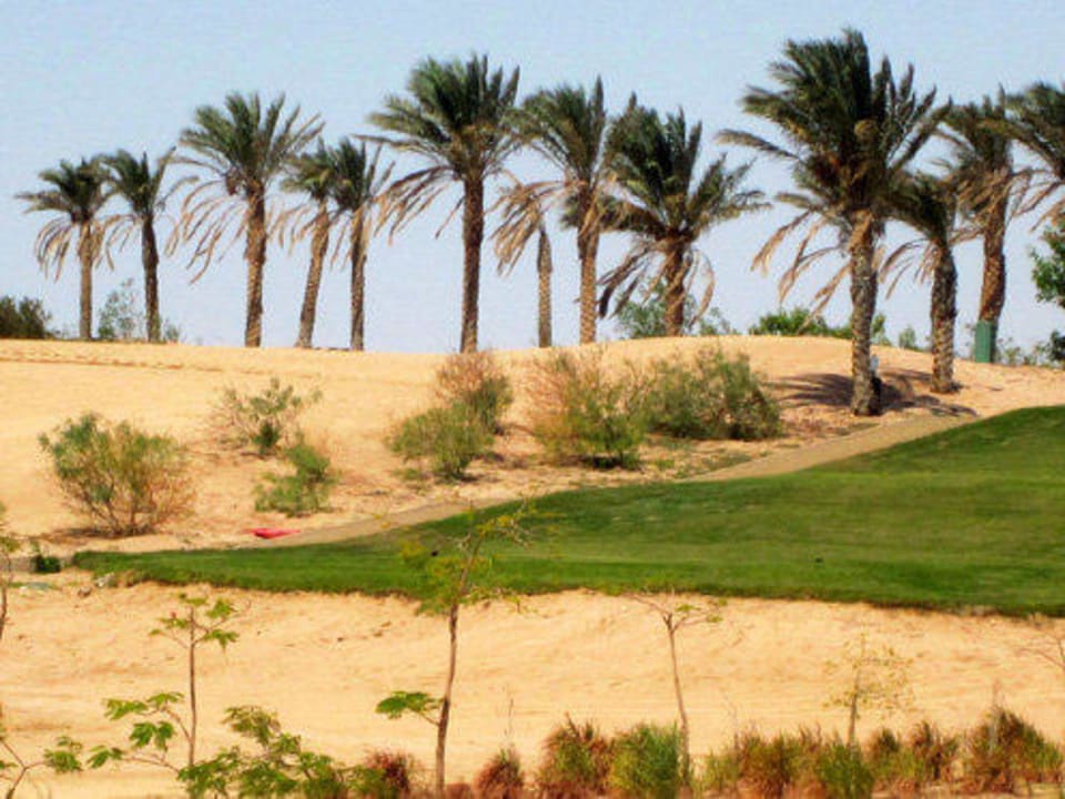 Vom Hotelbereich gesehen. Jaz Makadi Saraya Resort