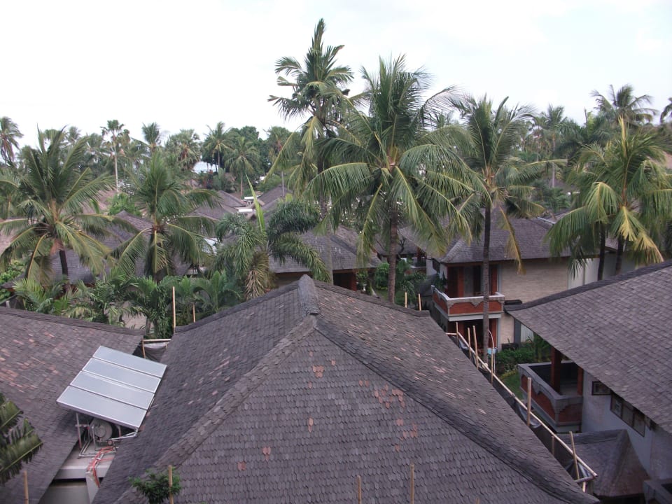 Blick vom Zimmer 9307 über die gesamte Anlage Bali Mandira Beach Resort & Spa