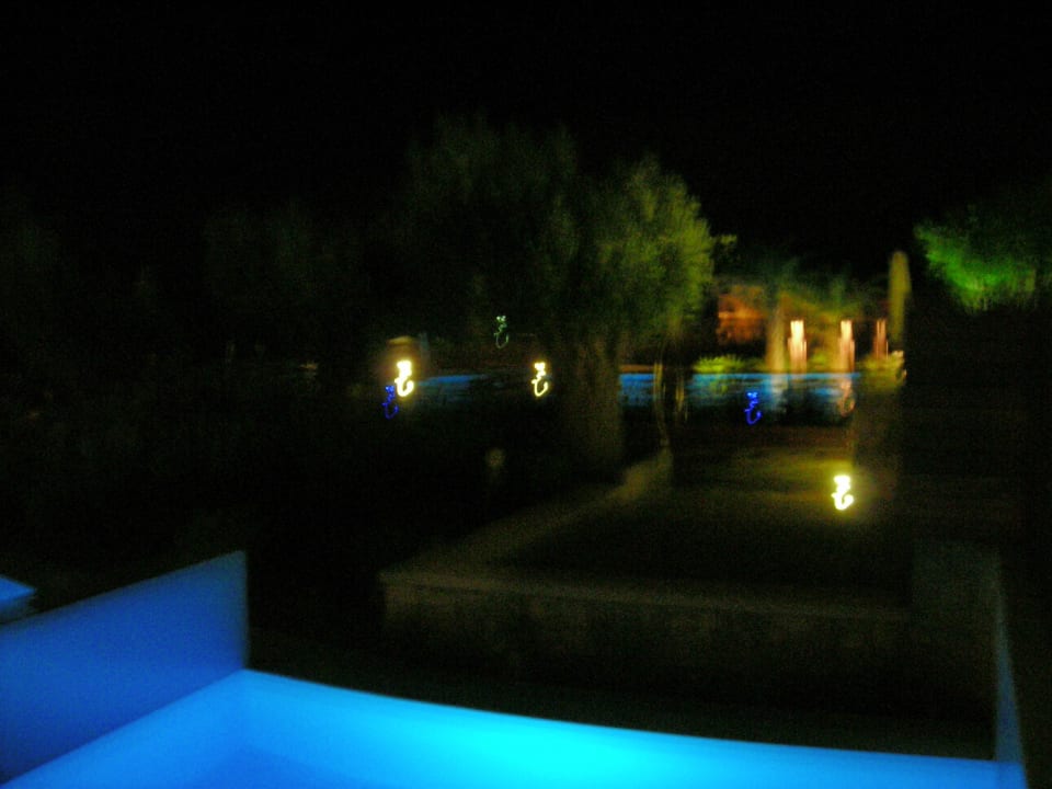 Unser Pool bei Nacht Aquagrand Artistic Luxury Beach Resort - Adults only