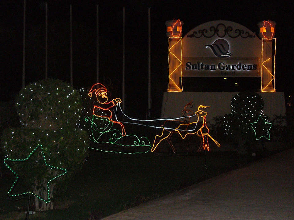 Weihnachtsdekoration Sultan Gardens Resort